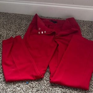 New York & Company Vibrant Red Trousers
